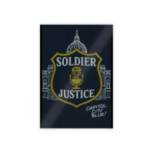 Soldier of Justice poster | Gloss Poster, Capitol City Blue emblem