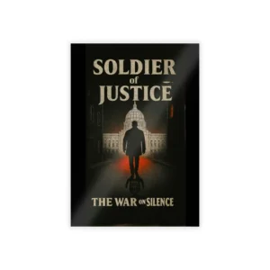 Soldier of Justice poster Gloss Poster | The War on Silence wall art